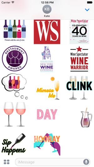 Wine Spectator Stickers 1