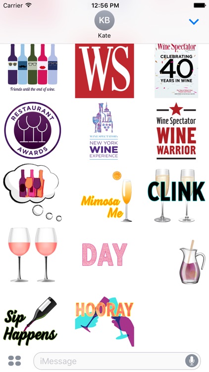 Wine Spectator Stickers 1