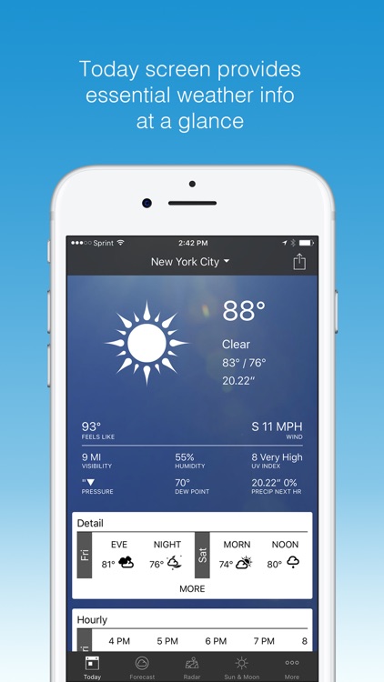 1Weather - Forecast, Radar, Widget & Alerts