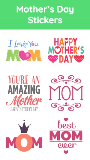 Happy Mothers Day Sticker App(圖1)-速報App