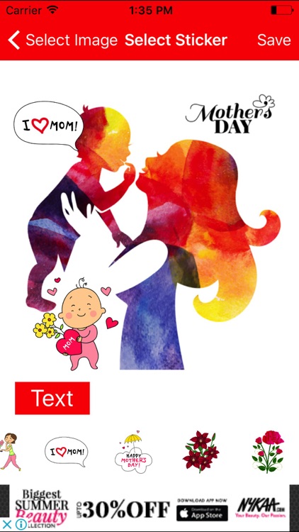 Mother's Day Stickers Photo Studio