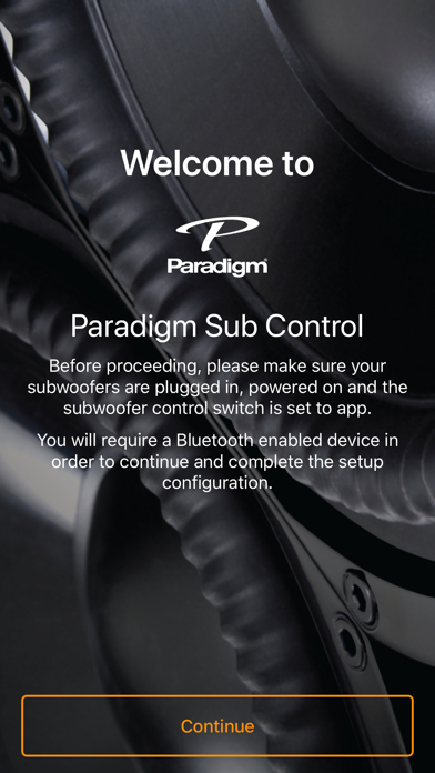 How to cancel & delete Paradigm Subwoofer Control from iphone & ipad 2