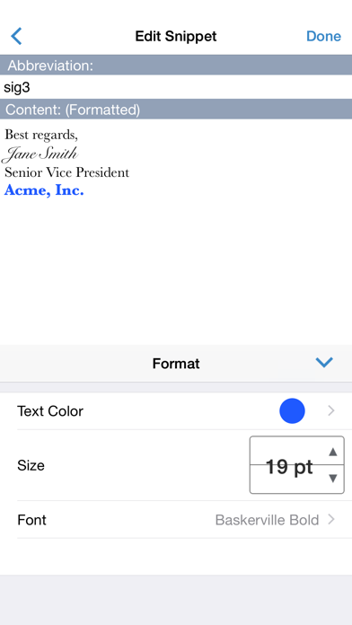 TextExpander (Legacy) screenshot1