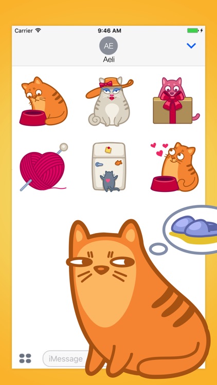 Midnight Cat Power Stickers Pack