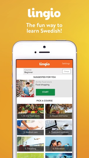 Lingio - Learn Swedish