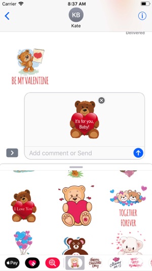 Teddy Day Animated Valentine(圖1)-速報App