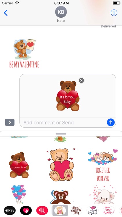 Animated Valentine Stickers by Asif Mohd.