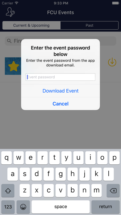 How to cancel & delete FCU Events from iphone & ipad 2