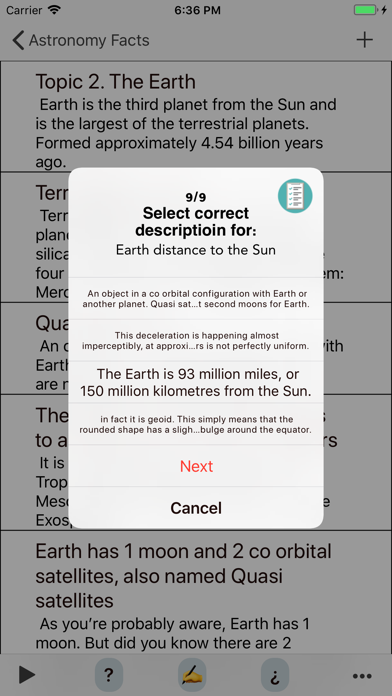 How to cancel & delete Astronomy Amazing Space Facts from iphone & ipad 3