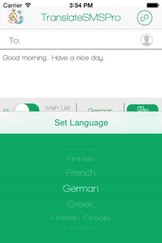 Translate SMS Pro screenshot 2