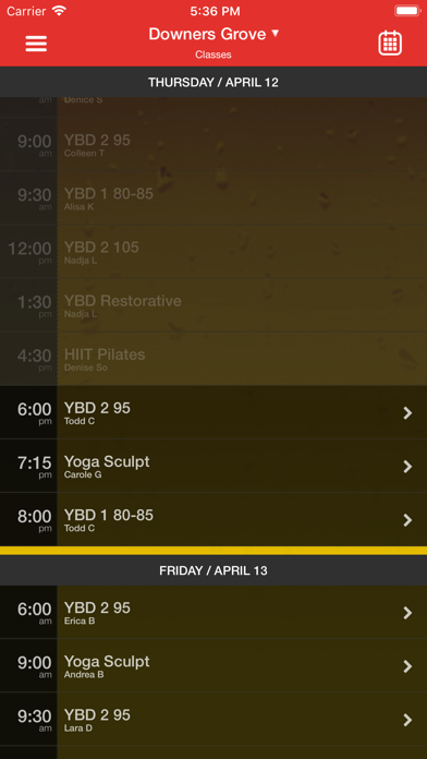 Yoga by Degrees screenshot 3