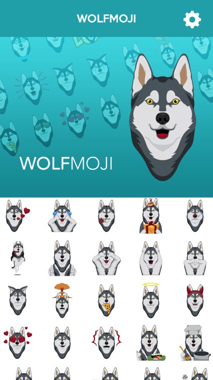 WOLFMOJI - WolfMoji sticker keyboard