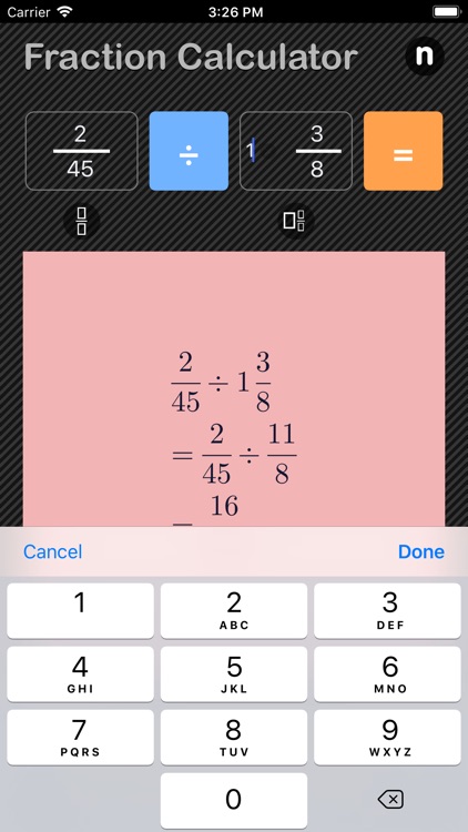 Fraction Calculator - Math screenshot-6