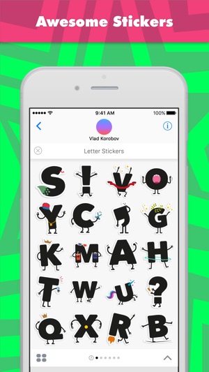 Letter Stickers stickers(圖1)-速報App