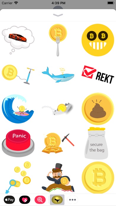 CryptoCraze - Bitcoin Stickers screenshot 2