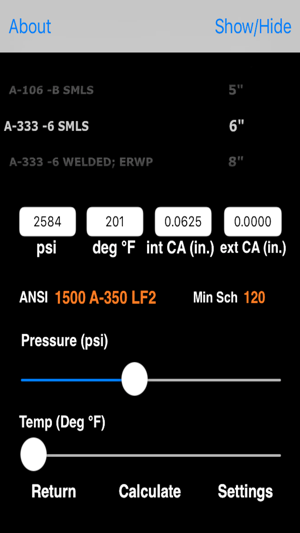 Piping and Flange Calculator