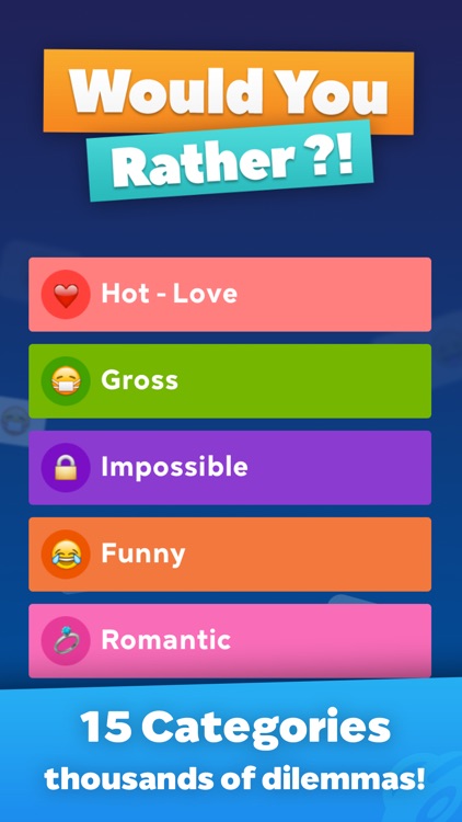 Would you rather?!