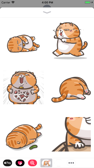 Chubby Cat Stickers Animated screenshot 3