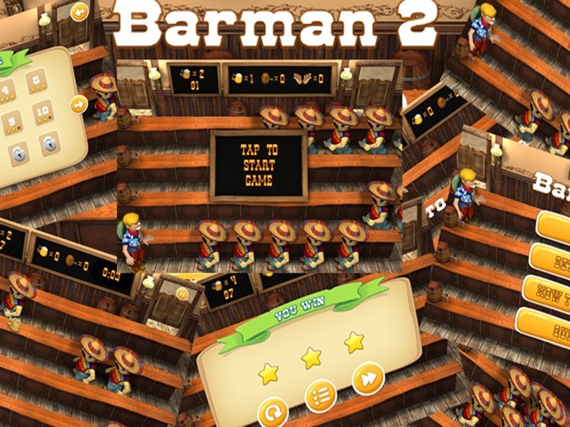 Barman 2. New adventures, game for IOS