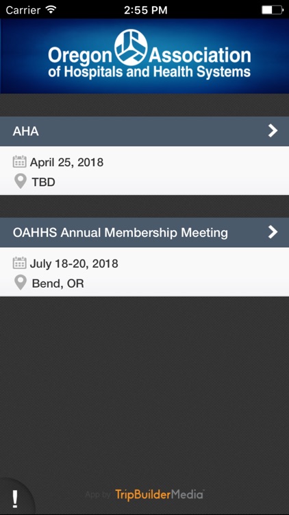 OAHHS Events