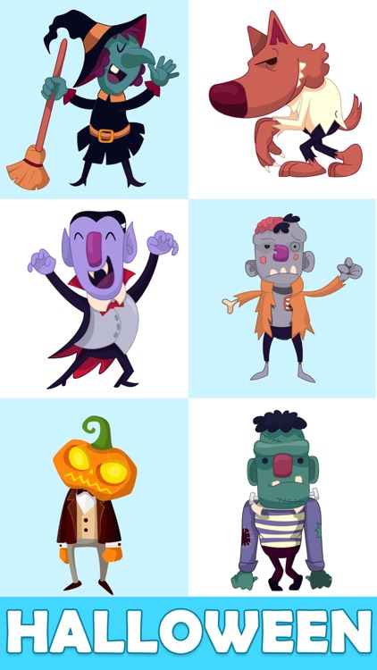 Animated Halloween Characters