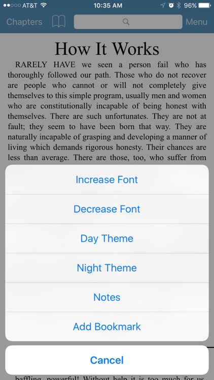 AA Big Book App - Unofficial