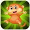 Monkey Jumping as high as you can in this fun and challenging block game