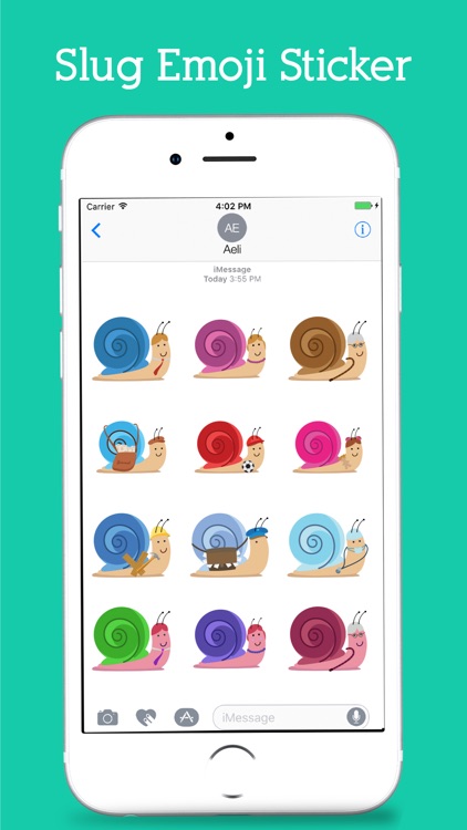 Snail Emoji Stickers Pack