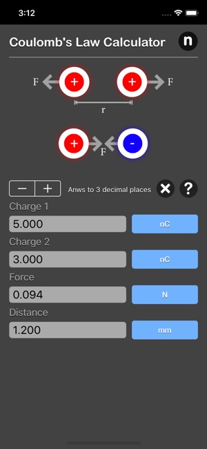 Coulomb's Law Calculator(圖2)-速報App