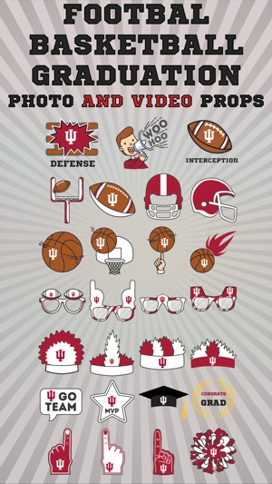 Indiana Hoosiers Animated Selfie Stickers(圖4)-速報App