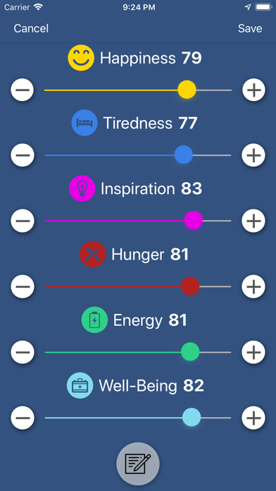 Screenshot #3 pour Mood Tracking By StatistiCal