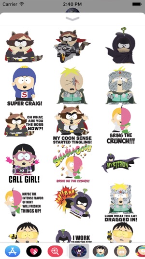 South Park: Fractured Stickers