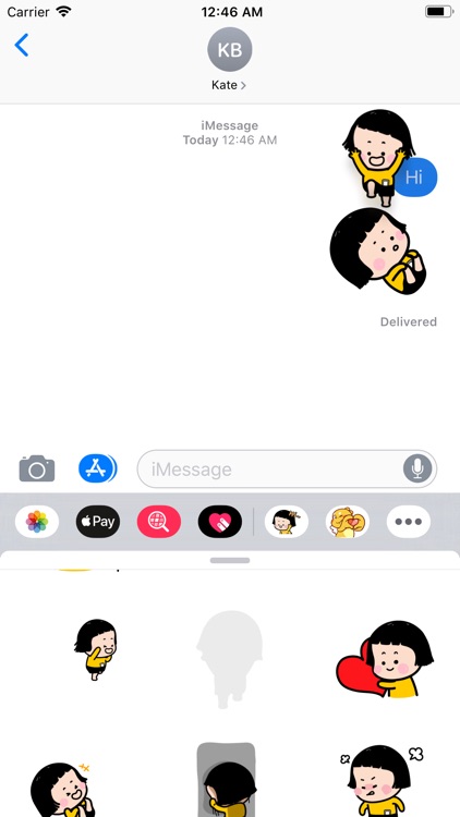 Little Girl Mimi Sticker