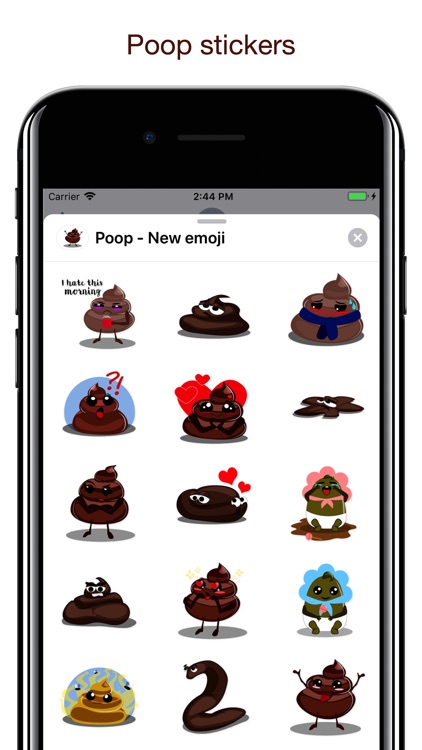 Poop - New emoji stickers
