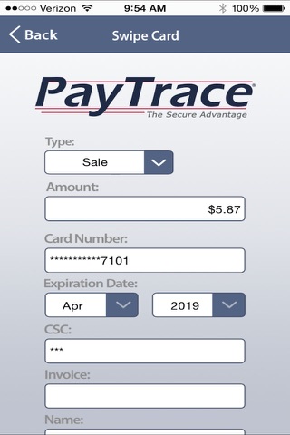 PayTrace Go screenshot 4