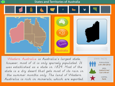 States & Terr. of Australia screenshot 2