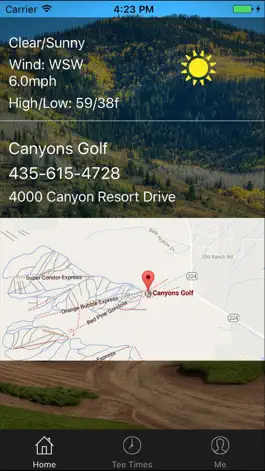 Game screenshot Canyons Golf Tee Times apk