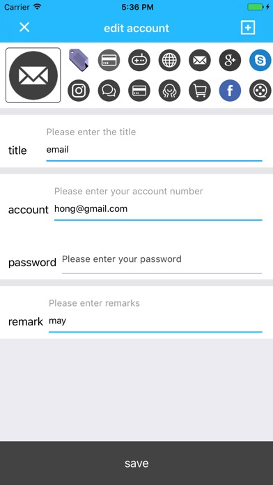 APM-Account password manage screenshot 3