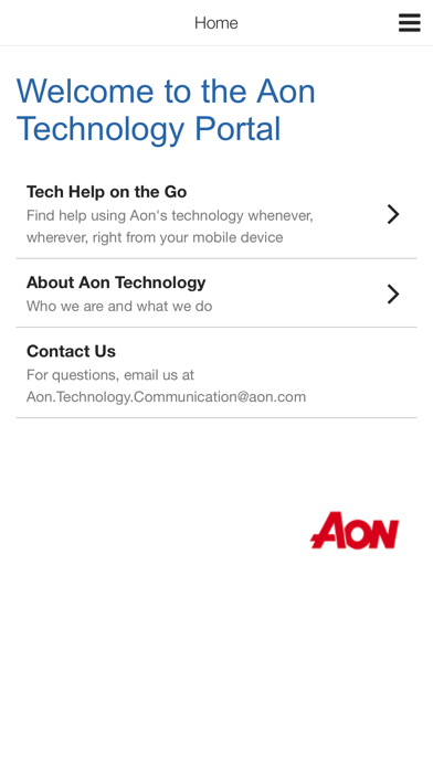 How to cancel & delete Aon Technology Portal from iphone & ipad 1