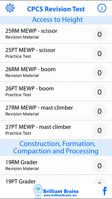 CPCS Renewal Test - Blue Card screenshot 2