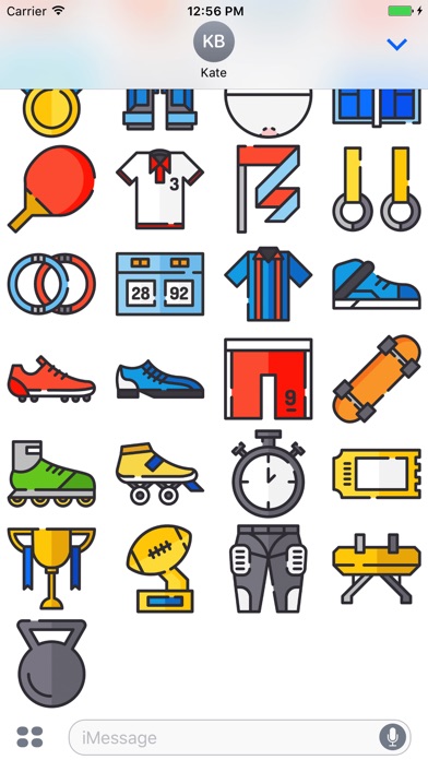 SportsEmoji Stickers screenshot 3