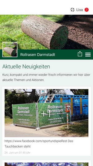 Rollrasen Darmstadt(圖1)-速報App