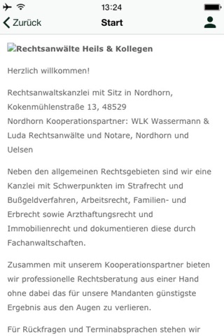 Anwaltskanzlei Heils&Kollegen screenshot 2