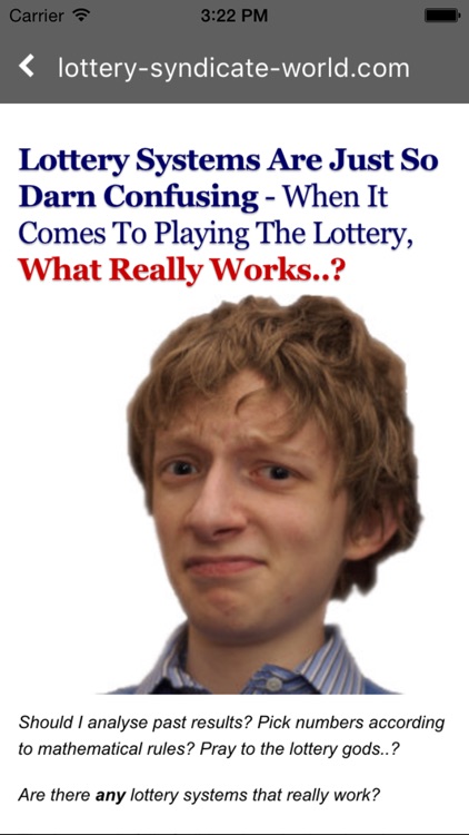 Lottery Syndicate World Review