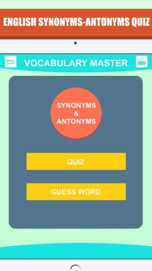 Synonyms & Antonyms Word Quiz