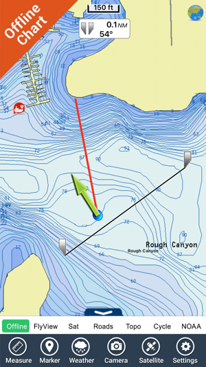 Amistad lake GPS charts fishing maps Navigator(圖2)-速報App