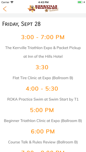 Kerrville Triathlon Fest(圖4)-速報App