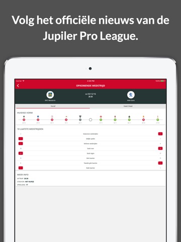 Jupiler Pro League (official) screenshot 3