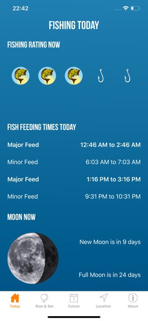 Solunar Best Fishing Times(圖1)-速報App