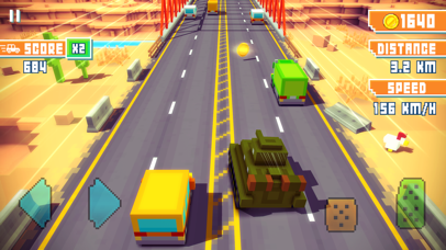 Screenshot from Blocky Highway